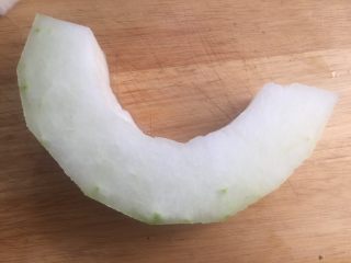 1、白玉冬瓜,冬瓜去瓤和皮