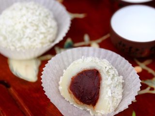 11、闽台风味茶点心豆沙糯米糍,再来一张