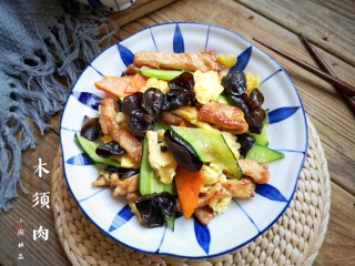 21、木须肉,出锅装盘。