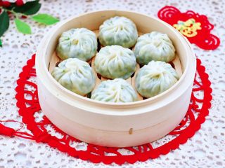 19、荠菜鸡蛋虾皮蒸包,再来一张诱惑你。