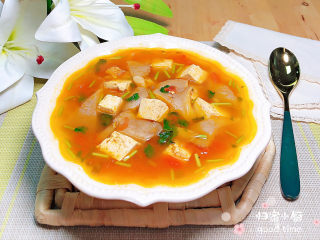 19、平菇豆腐汤,夏日炎炎，可以治愈你的胃！