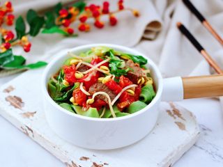 18、番茄牛腩面,成品一