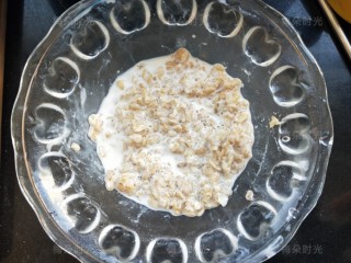 3、紫薯燕麦思慕雪,煮好晾凉
