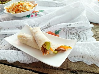 23、土豆酱肉丝卷饼,成品图！