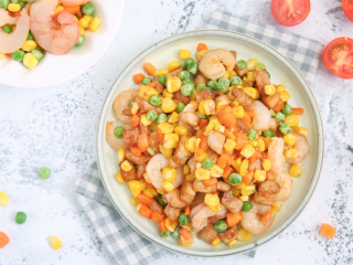 16、吃出健康的秘诀，虾仁杂蔬丁让你爱上餐桌,成品展示