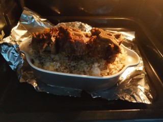 17、冬季滋补好时机,烤羊蝎子藜麦饭,烤制十分钟