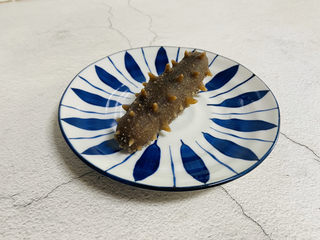 3、小米海参粥,提前泡发的海参