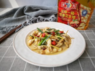 13、葱油蛏子,成品。