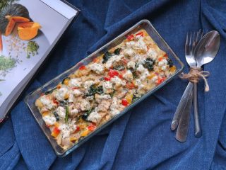 14、杂蔬奶酪烘蛋 | 健身党的营养早餐,营养丰富，口感浓郁的杂蔬奶酪烘蛋就完成啦