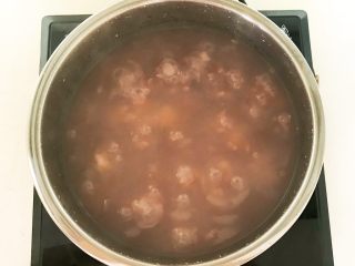 14、祛湿养生粥  赤豆甘薯糯米粥,赤豆甘薯糯米粥熟了