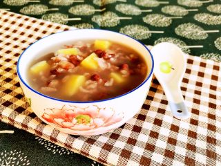 17、祛湿养生粥  赤豆甘薯糯米粥,香甜软糯的赤豆甘薯糯米粥出锅了~