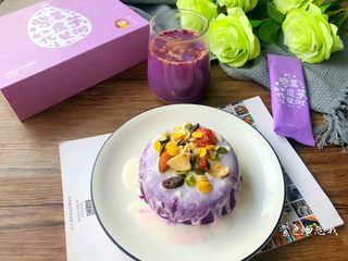 10、紫薯酸奶,成品图二