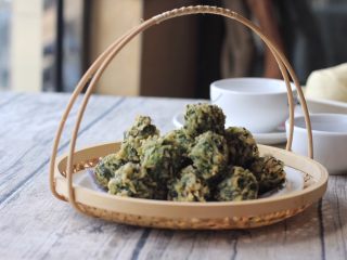 18、韭菜小圆子,成品图