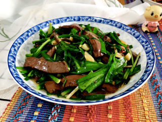 26、韭菜炒鸭血➕落红不是无情物,成品