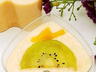 13、情人节佳品--木瓜酸奶布丁,成品图