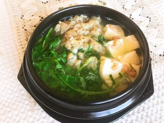 21、砂锅豆腐汆羊肉,砂锅豆腐汆羊肉做好了~