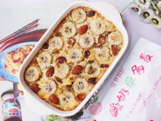 14、香蕉牛奶烤燕麦,味道太赞了。