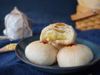 23、植物油版绿豆酥饼,酥掉渣的绿豆酥,非常好吃