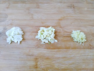 2、胡辣汤（家庭简易版）,葱姜蒜切沫。