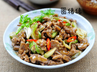 9、葱爆羊肉,成品