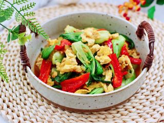 16、蒜蓉小油菜,成品