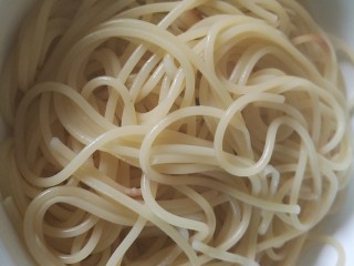 15、快手餐，番茄黄瓜肉酱意面,捞出意面