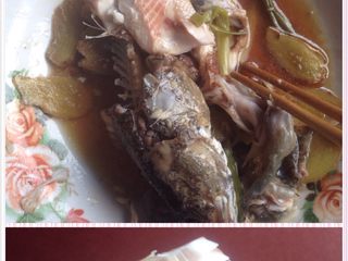 4、乌鱼番茄菜粥,熟后取肉，弄肉碎！一碗就好啦。