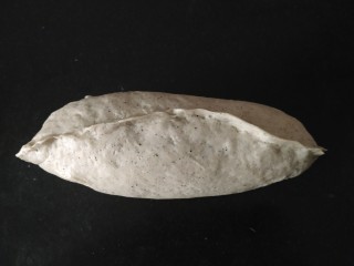 11、黑芝麻全麦核桃红枣软欧包~~安安原创,卷成一个橄榄型，收口一定要捏紧，不可以露馅；