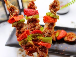 23、超爽的麻辣孜然烤肉串,嘻嘻，诱惑到你木有。