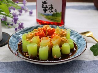 14、凉拌爽脆双色卷,成品图