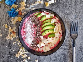 13、低脂代餐，健康减肥—甜菜根燕麦酸奶,ok~完成了。低脂健康！！