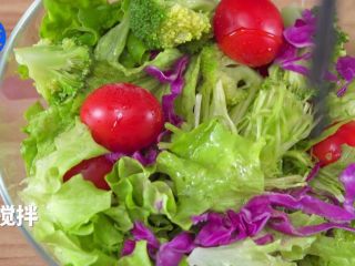 2、4道低脂减肥餐，让你夏天前瘦成一道闪电,3.倒入蔬菜，白醋1勺，橄榄油1勺，蜂蜜适量，盐少许，黑胡椒少许，搅拌。