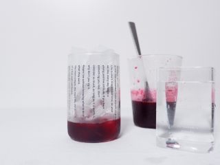 7、梦幻蓝莓冰饮,加冰块