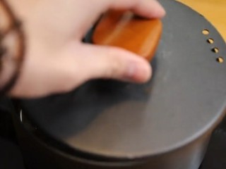 13、木瓜牛奶,加盖煮沸