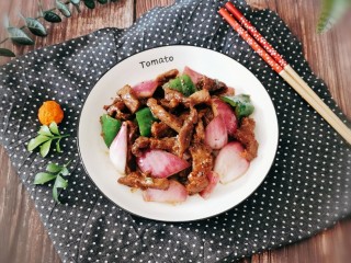 16、黑胡椒牛柳,出锅装盘