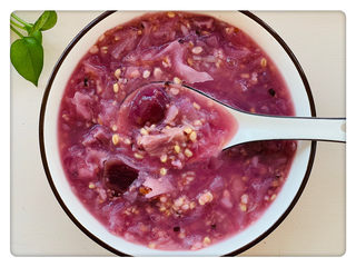 16、紫薯银耳粥,完成