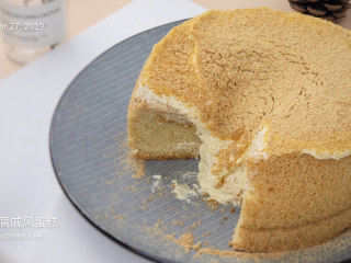 30、低脂低糖｜日式豆腐戚风蛋糕,制作完成