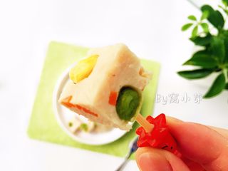 3、鸡肉蔬菜魔方,上桌享用吧....