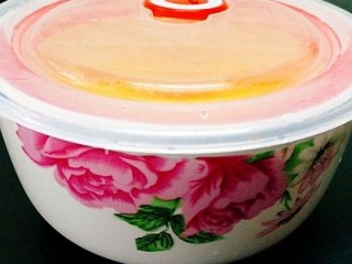 12、百变鸡蛋+香菇肉末鸡蛋羹,盖上盖子