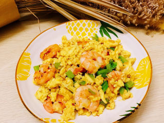 18、虾仁炒蛋,成品图