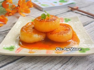 16、素之食谱—煎萝卜,成品