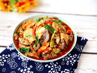 13、爆炒鸡杂,成品欣赏。