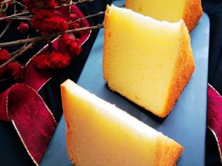 19、原味戚风蛋糕（8寸基础戚风超详细版）,成品图。