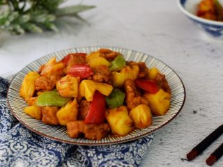 15、菠萝咕噜肉,成品图