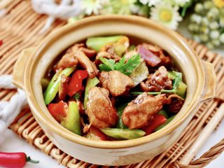 16、快手辣焖鸡块,香辣可口味浓郁，鸡块软嫩多汁鲜美，好吃到尖叫。