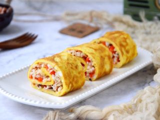 12、虾仁蛋卷,成品