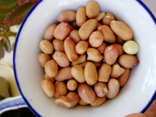 2、手撕鸡胸肉,一把花生米。