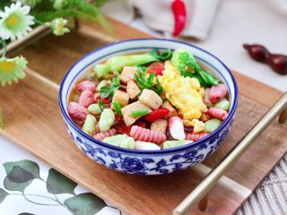 20、鸡蛋西红柿打卤面,成品