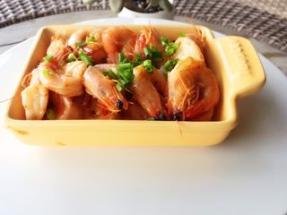 15、椒盐基围虾,成品图。