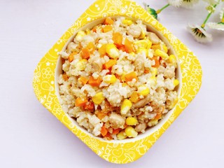 12、宝宝最爱的藜麦杂蔬饭～,成品。